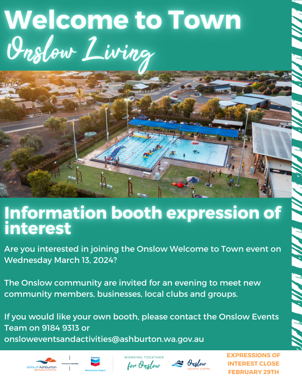 Onslow - Welcome to Town - Expression of Interest