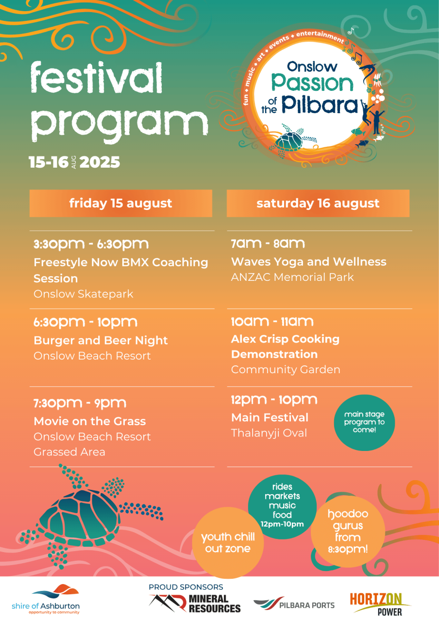 Onslow Passion of the Pilbara Festival