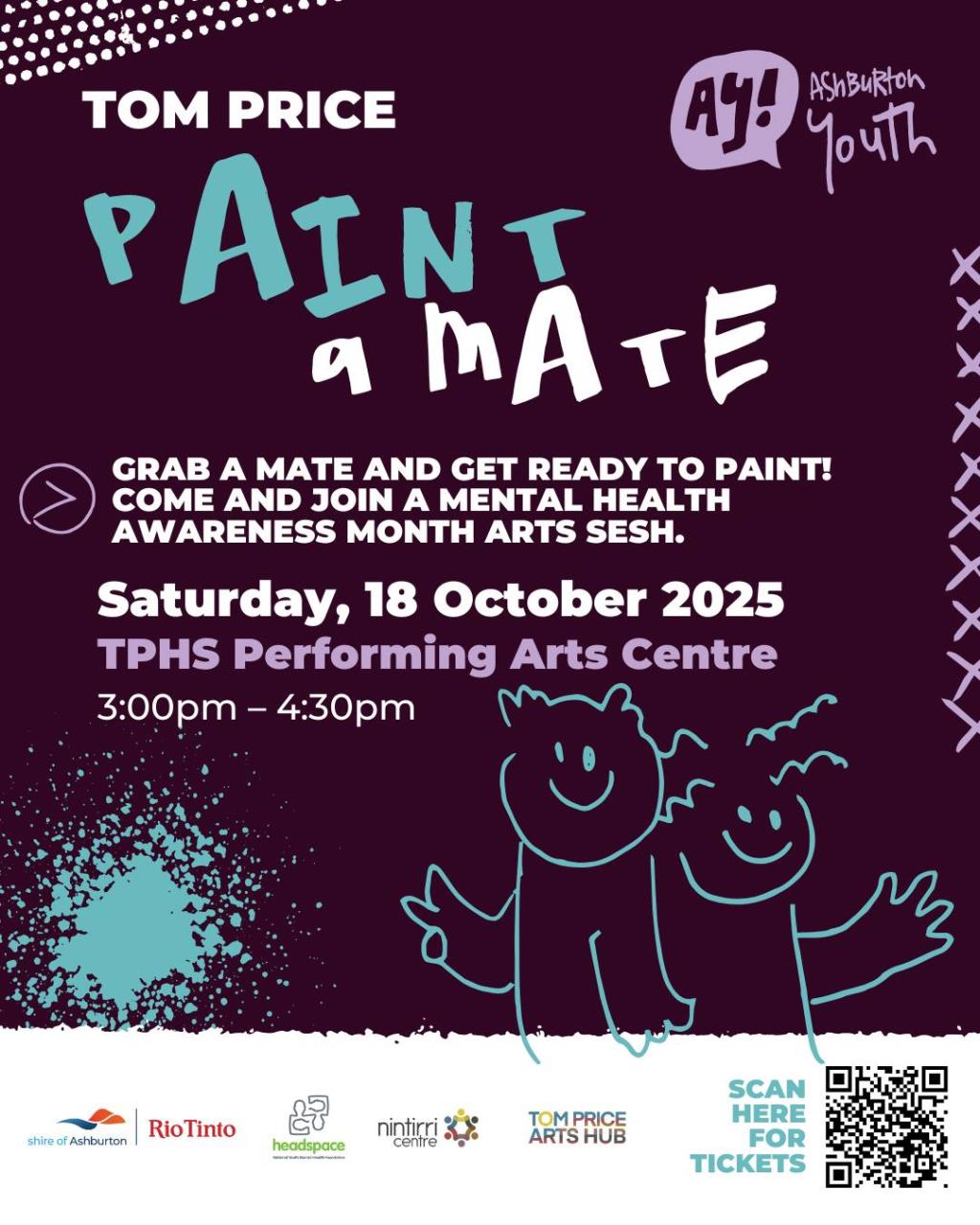 Tom Price Youth Paint a Mate