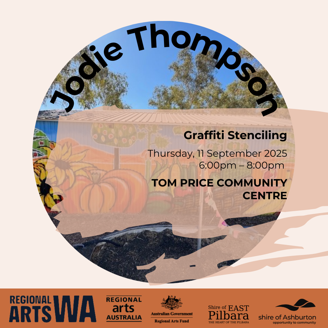 Regional Arts Workshop: Introduction to Graffiti Stencilling