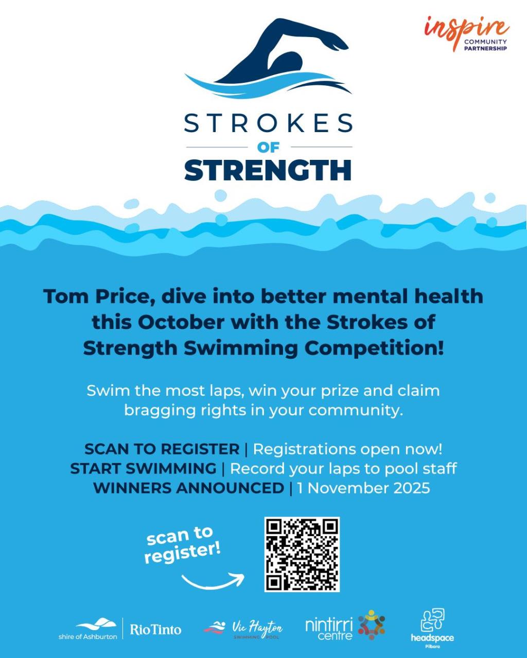 Tom Price - Strokes of Strength Swimming Competition