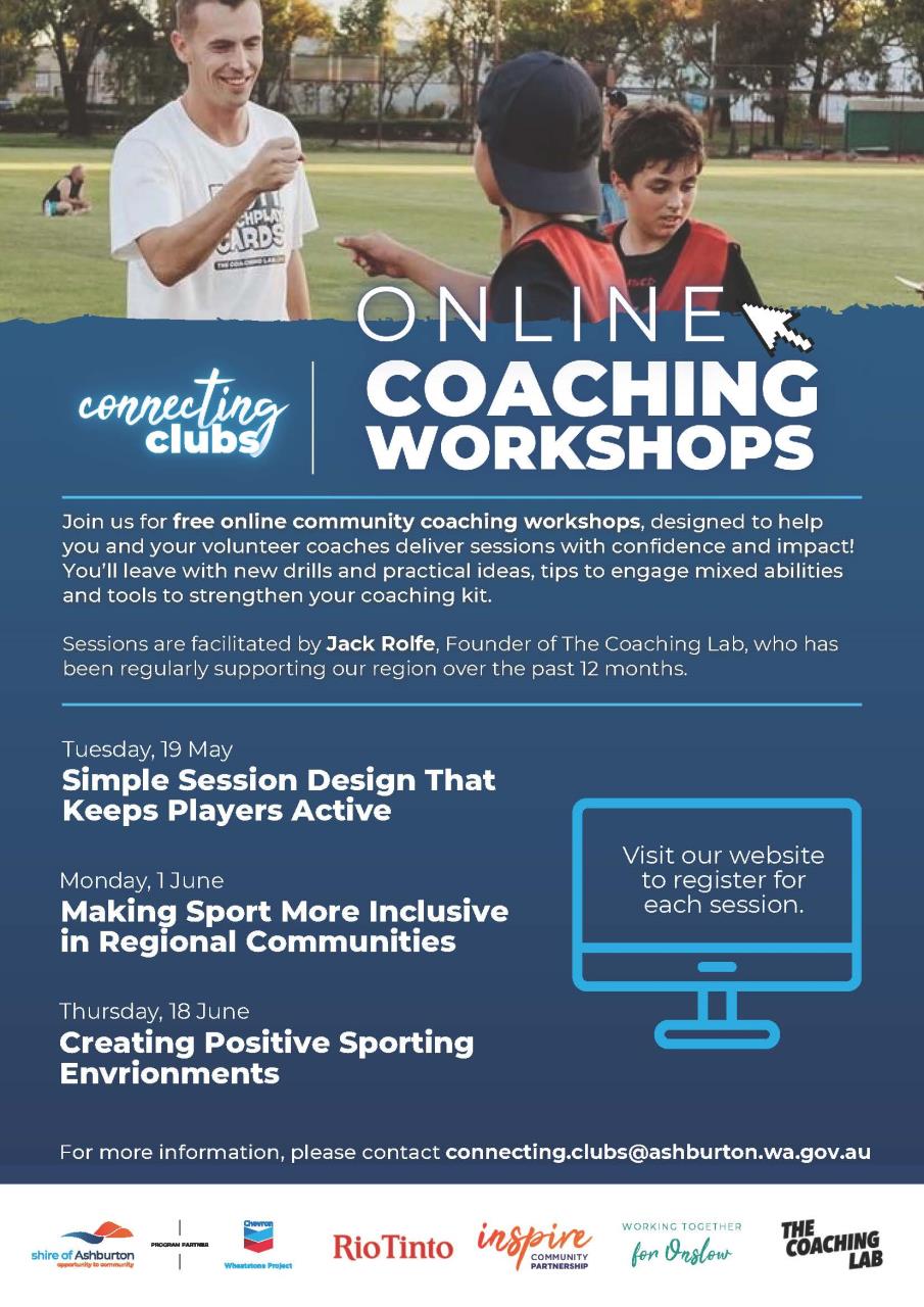 Online Coaching Workshops – Creating Positive Sporting Environments