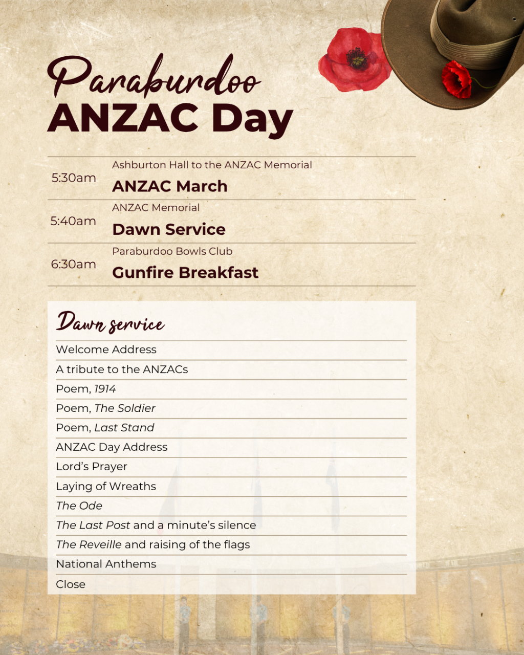Paraburdoo ANZAC Day