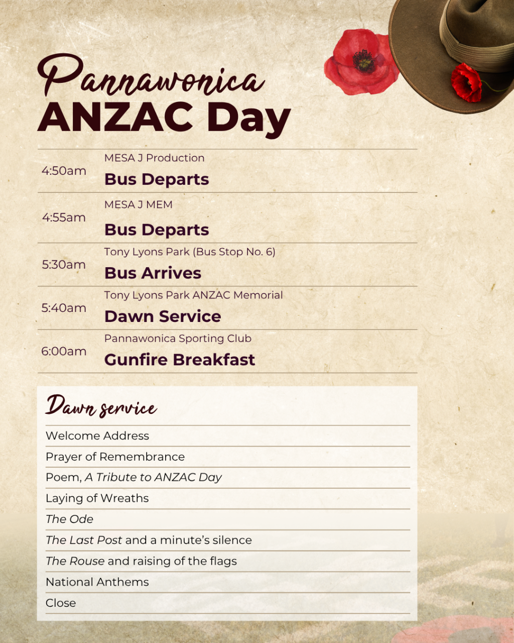 Pannawonica ANZAC Day