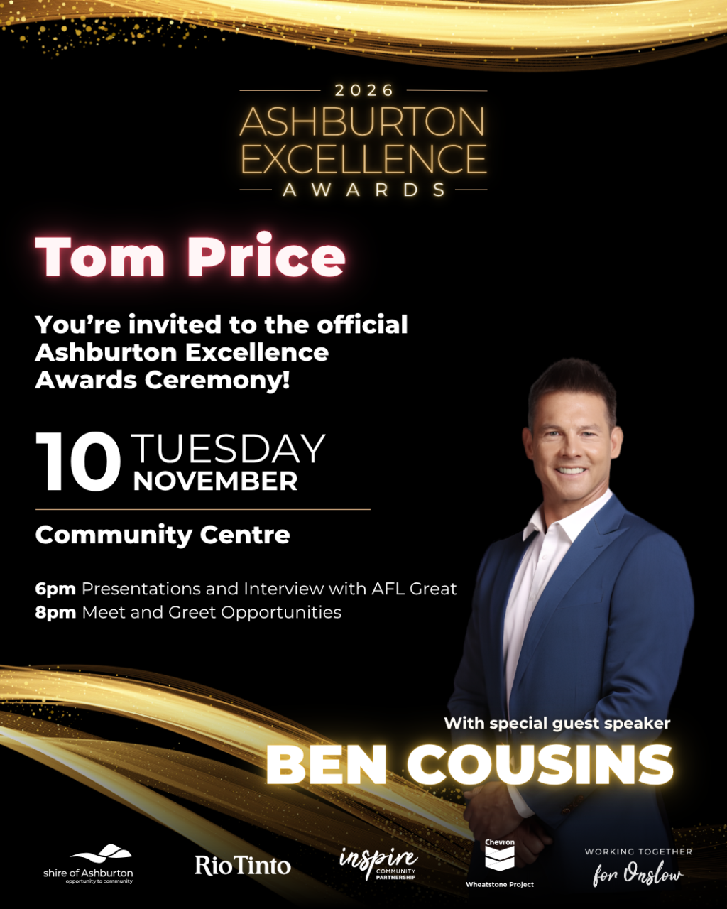2026 Ashburton Excellence Awards – Tom Price