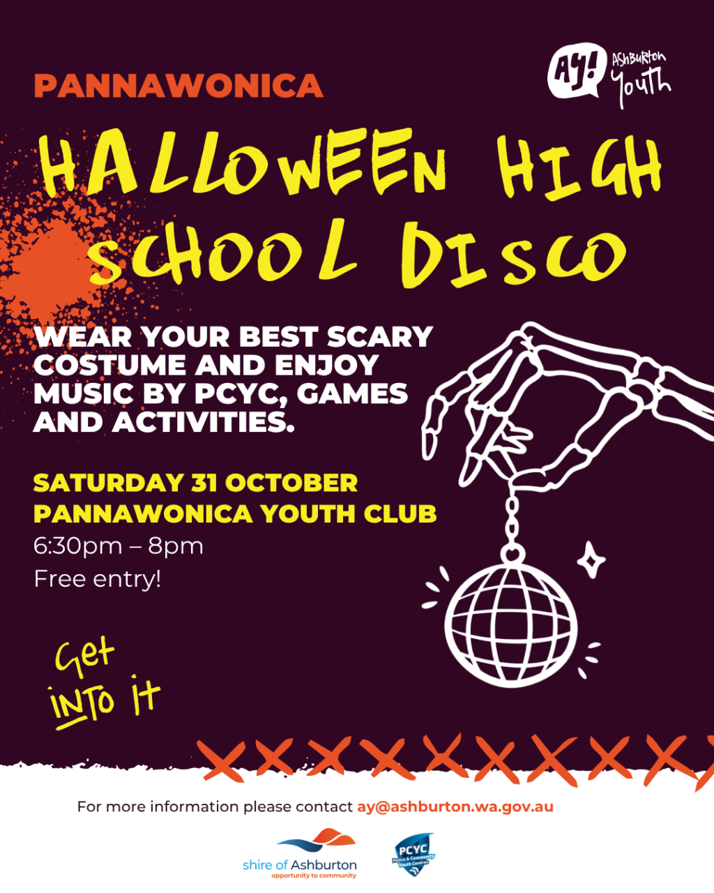 Halloween High School Disco