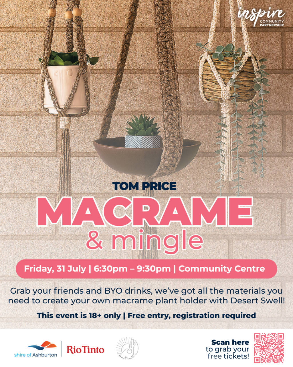 Tom Price Macrame and Mingle