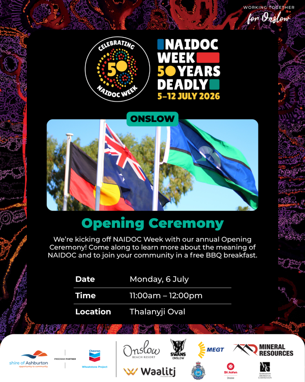Onslow NAIDOC Week – Opening Ceremony
