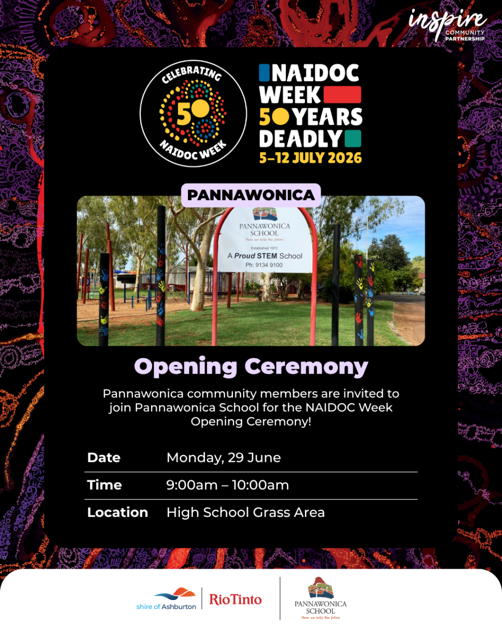 Pannawonica NAIDOC Week – Opening Ceremony