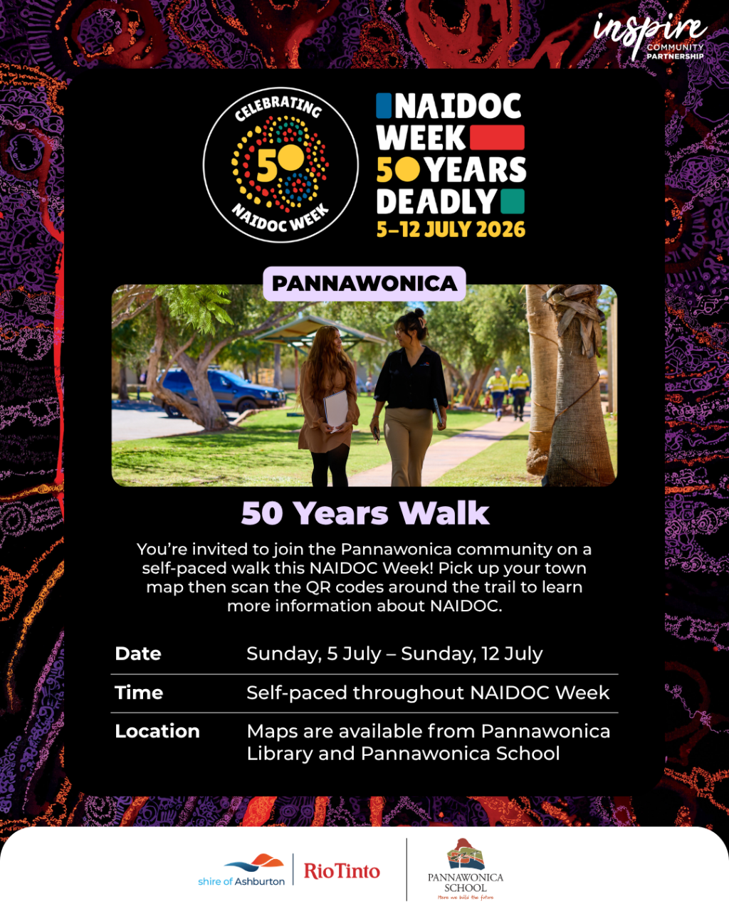 Pannawonica NAIDOC Week – 50 Years Walk