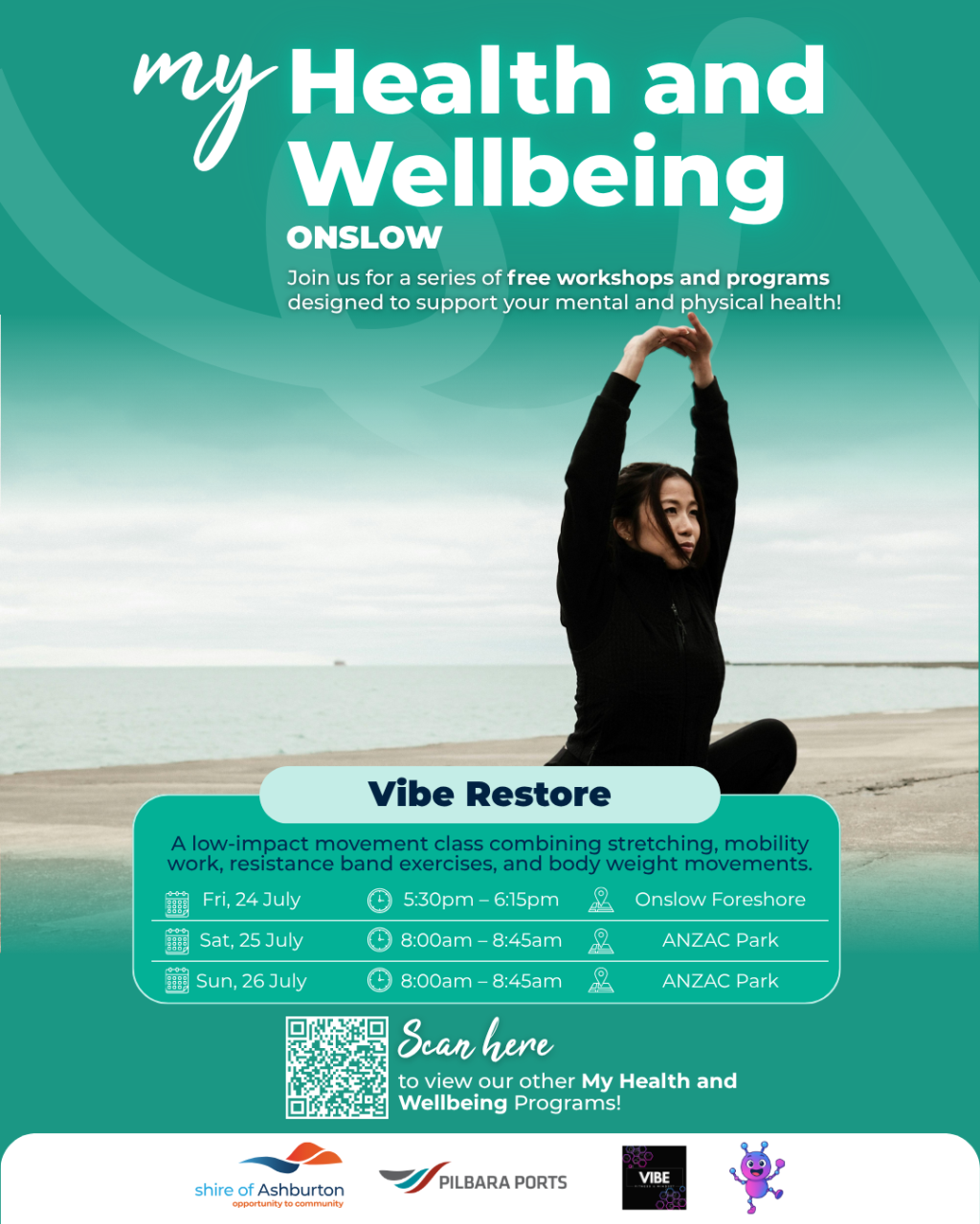 Onslow My Health and Wellbeing – Vibe Restore