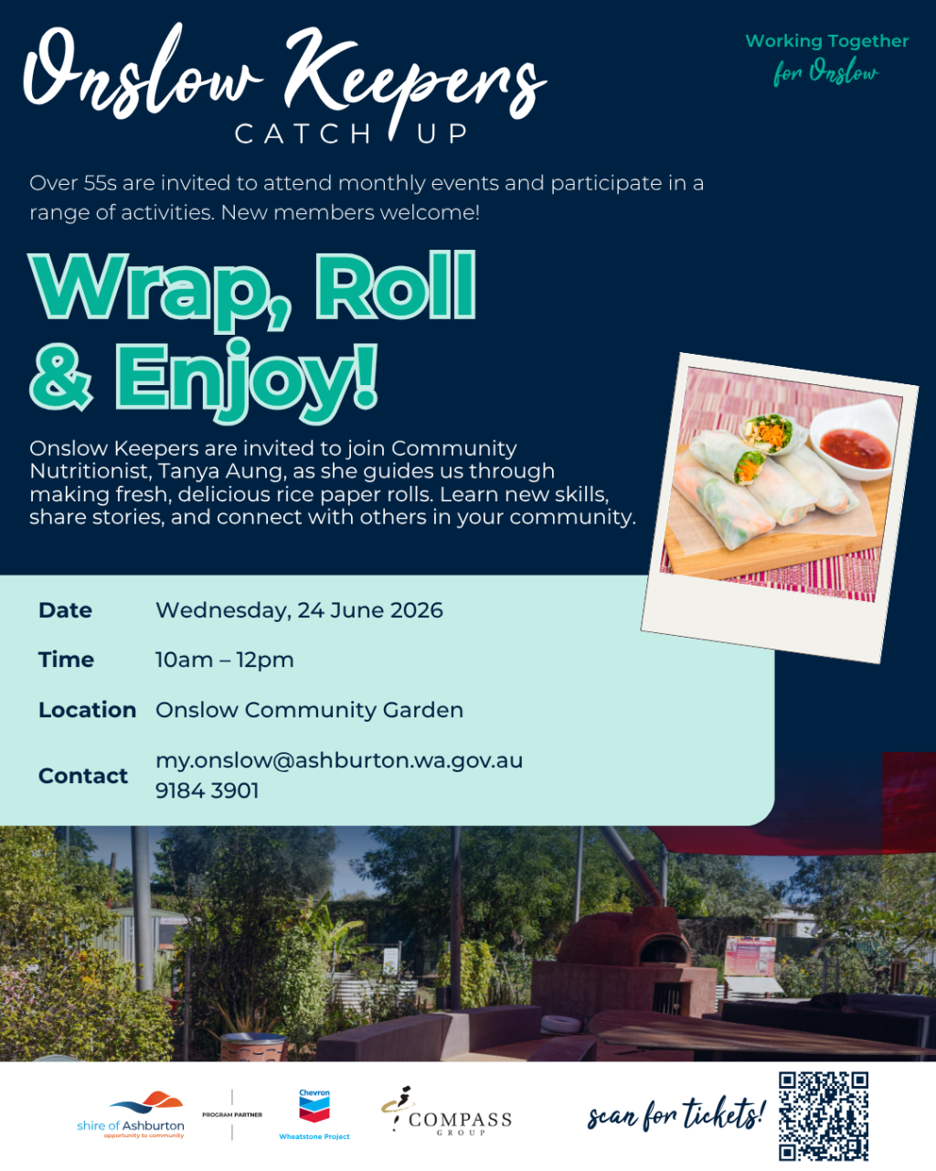 Onslow Keepers Wrap, Roll & Enjoy!