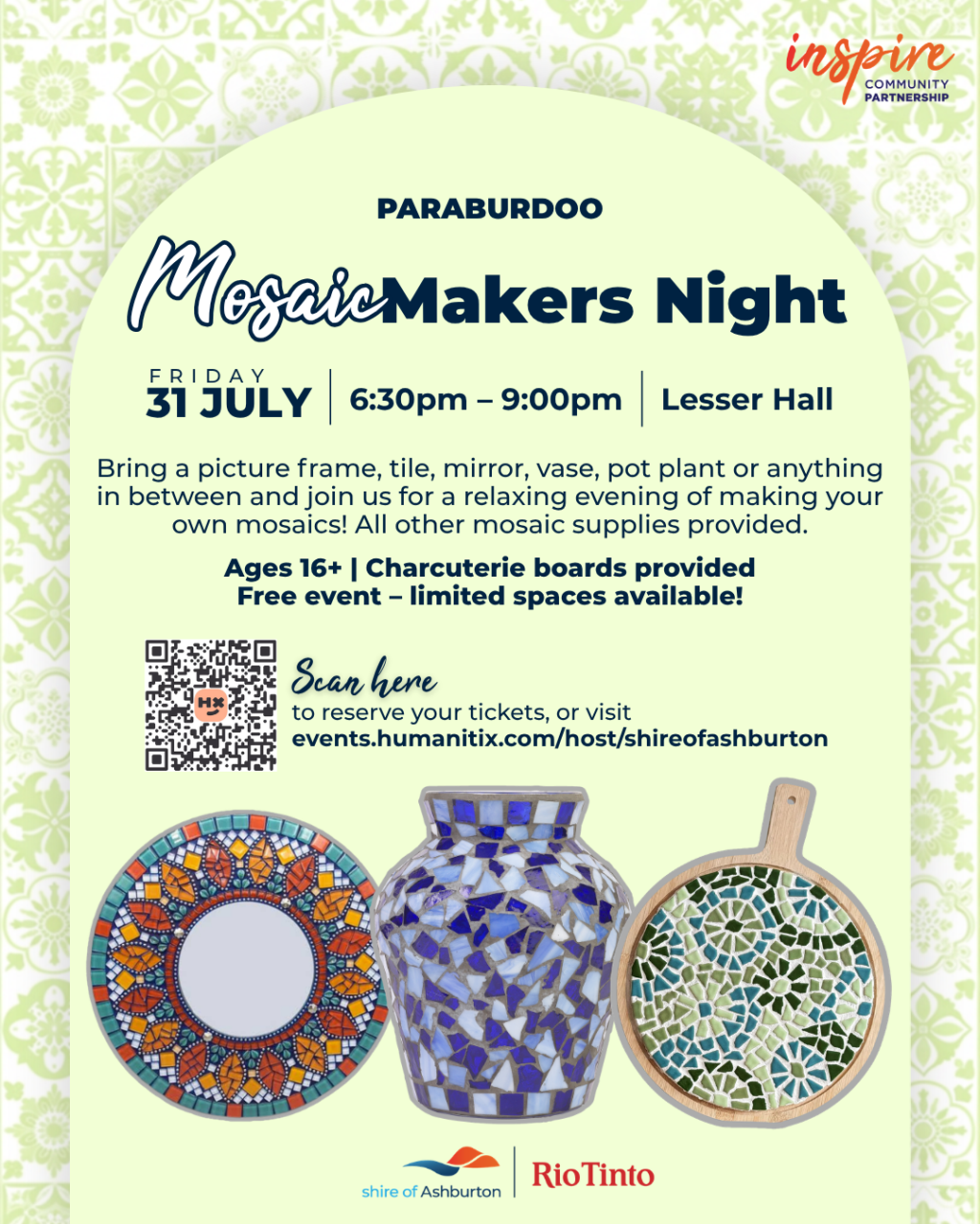 Paraburdoo Mosaic Makers Night