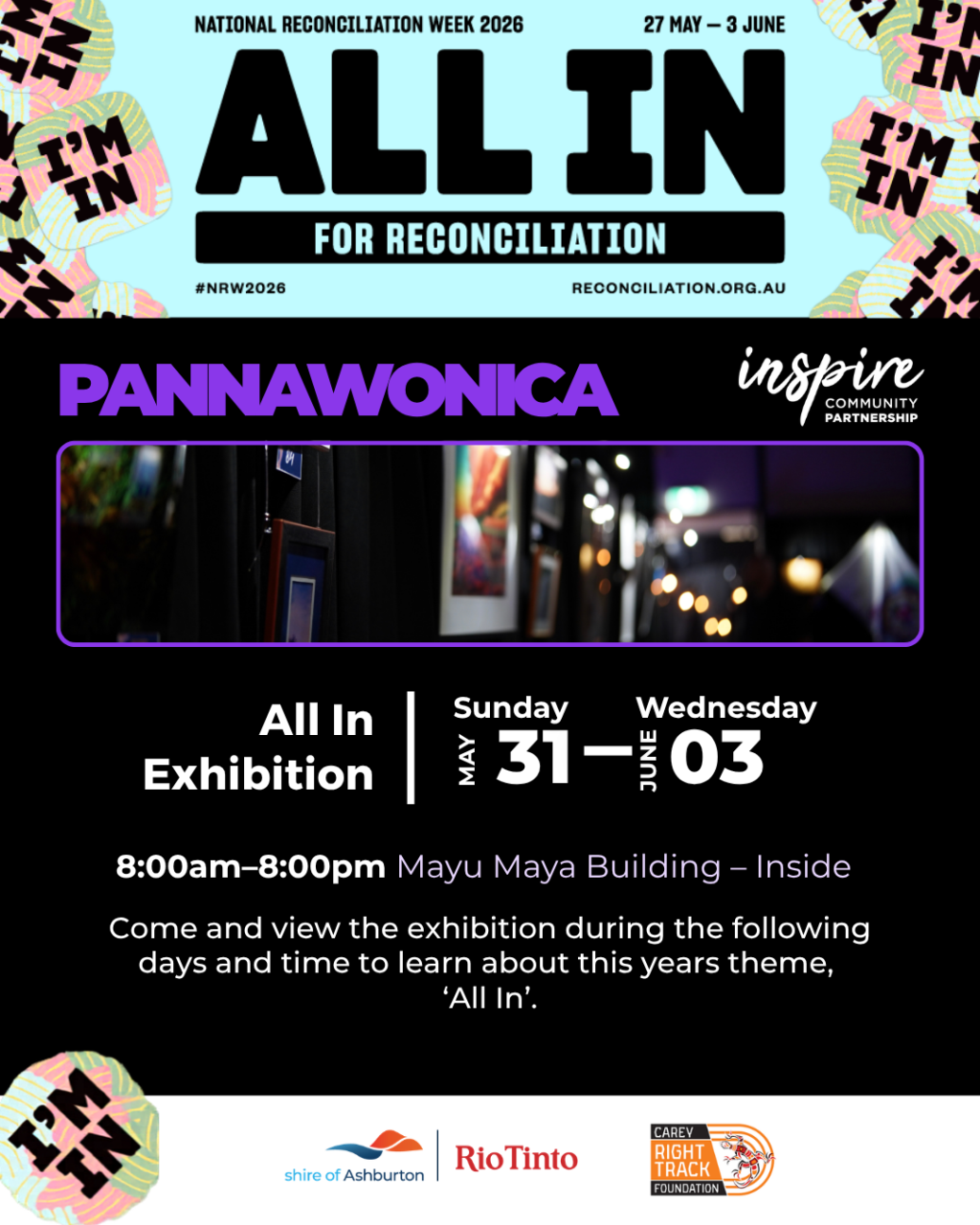 Pannawonica Reconciliation Week All In Exhibition