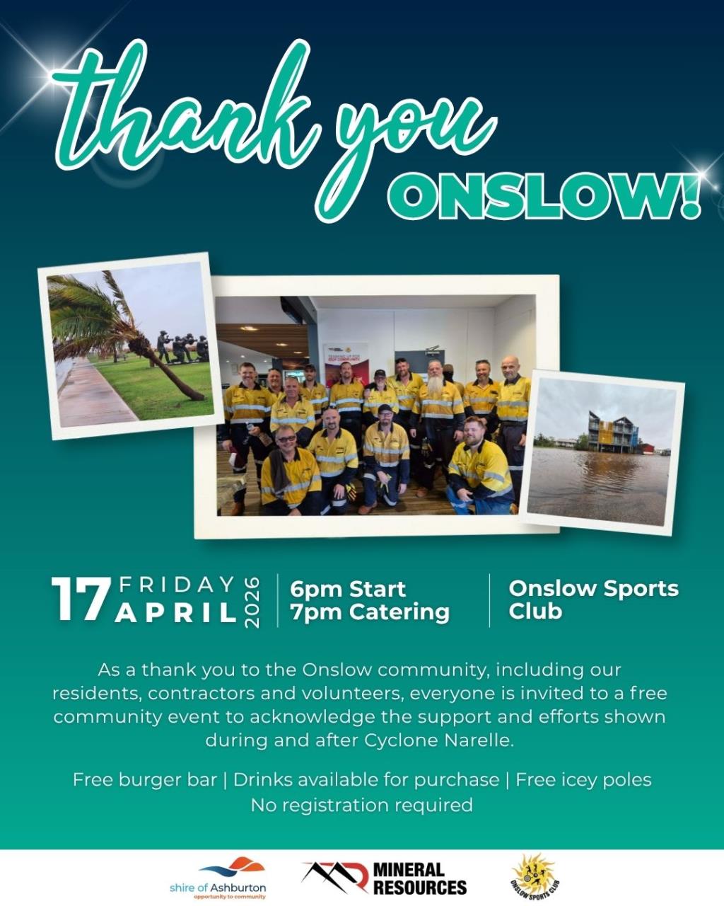 Onslow Thank You Community Get Together