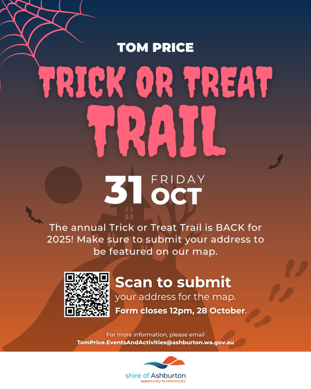 Tom Price Halloween Trick or Treat House Trail