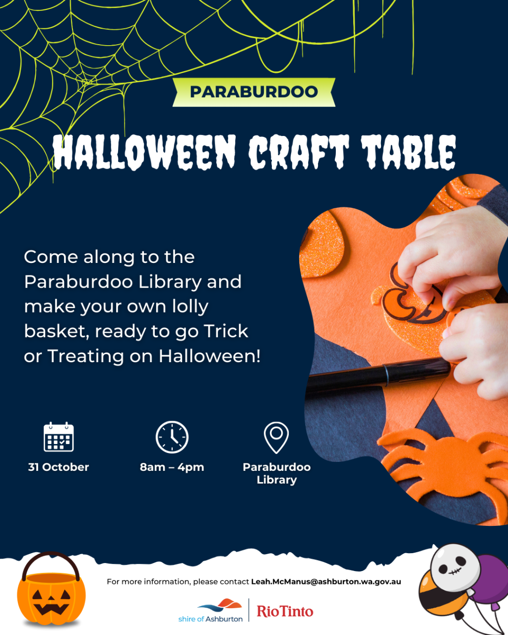 Halloween Craft Table