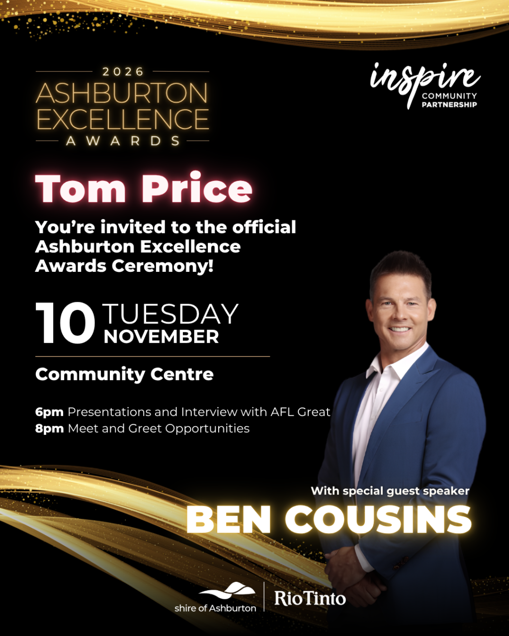 2026 Ashburton Excellence Awards – Tom Price
