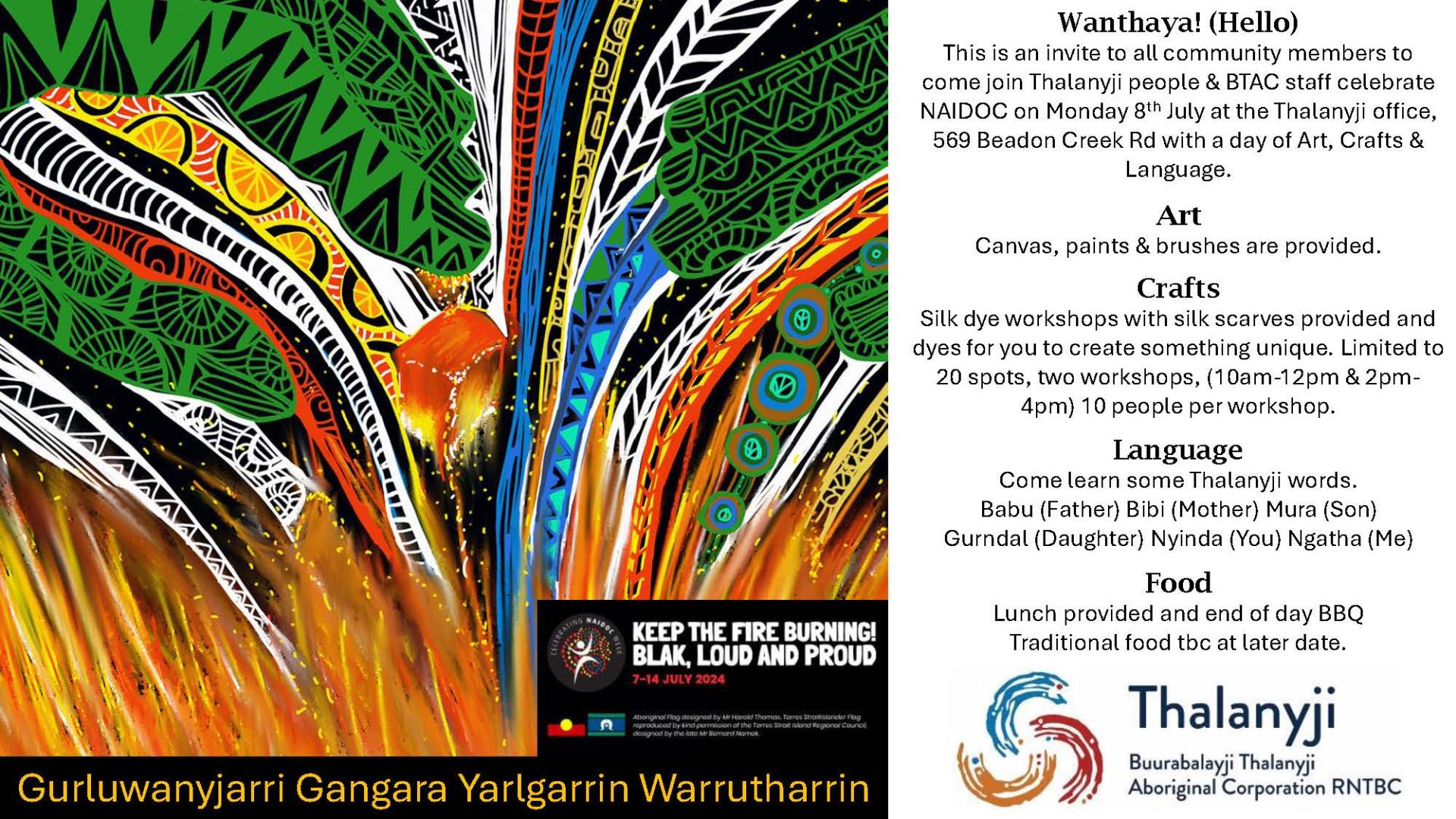 Onslow NAIDOC Week - BTAC Arts, Crafts & Language Day