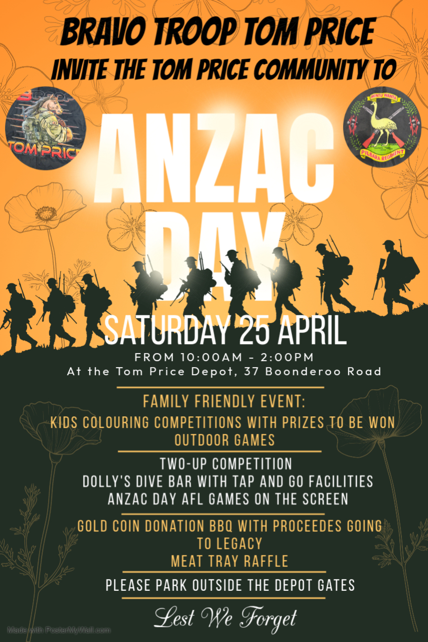 Bravo Troop ANZAC Day Family Events