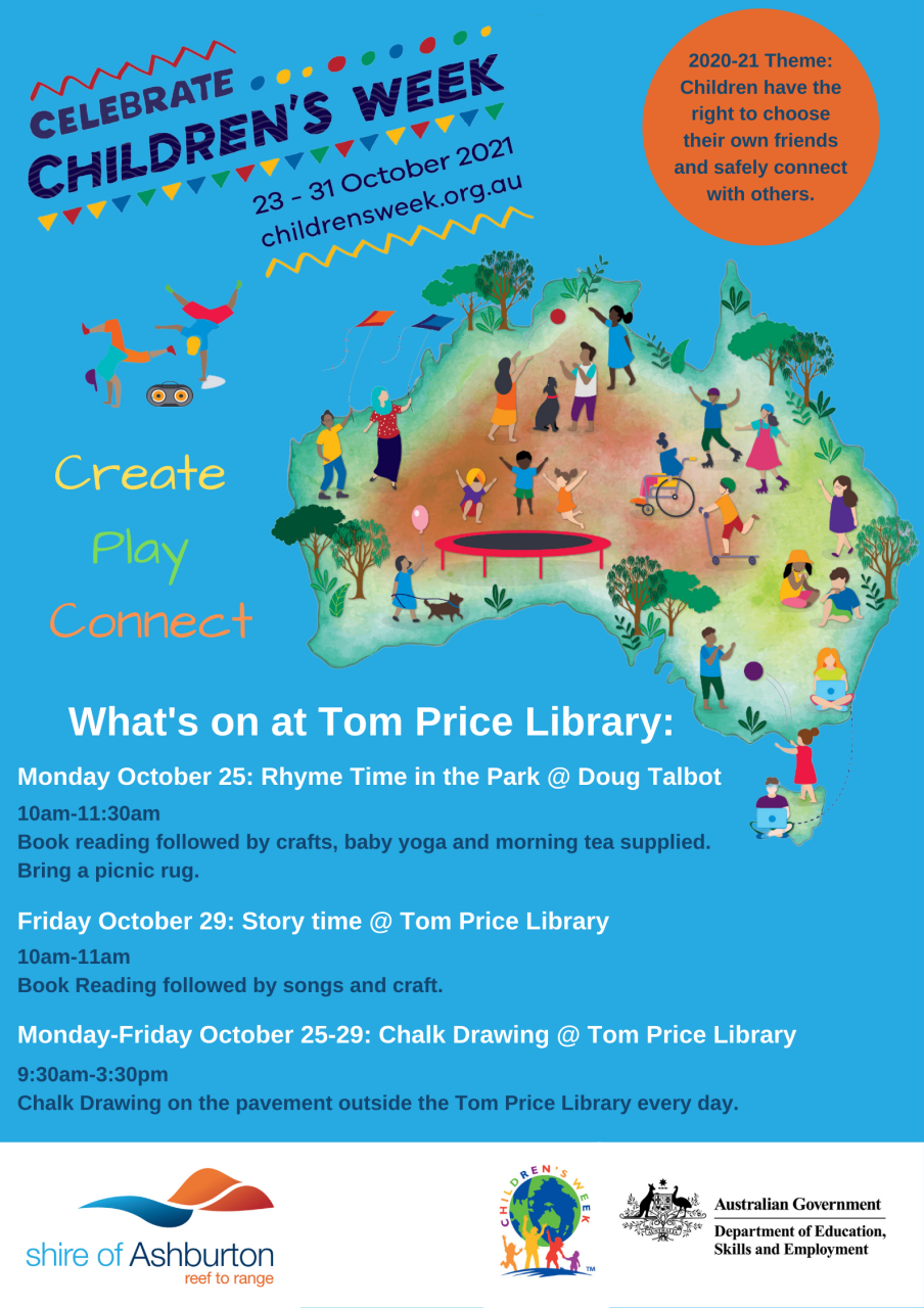 Rhyme Time in the Park - Children's Week with Tom Price Library