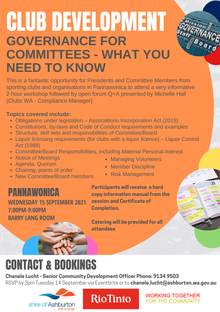 Governance for Committees Workshop