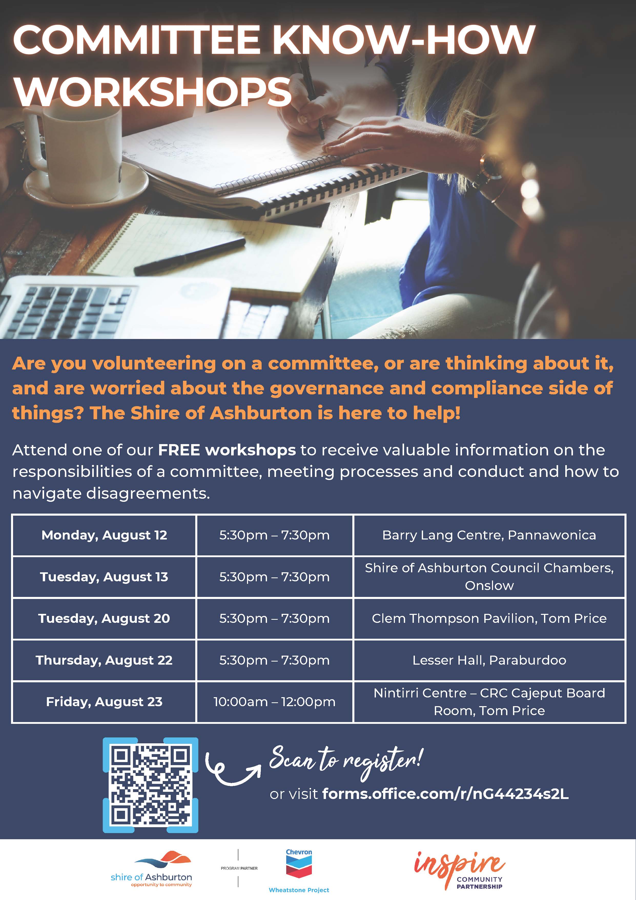 Committee Know-How Workshop - Paraburdoo