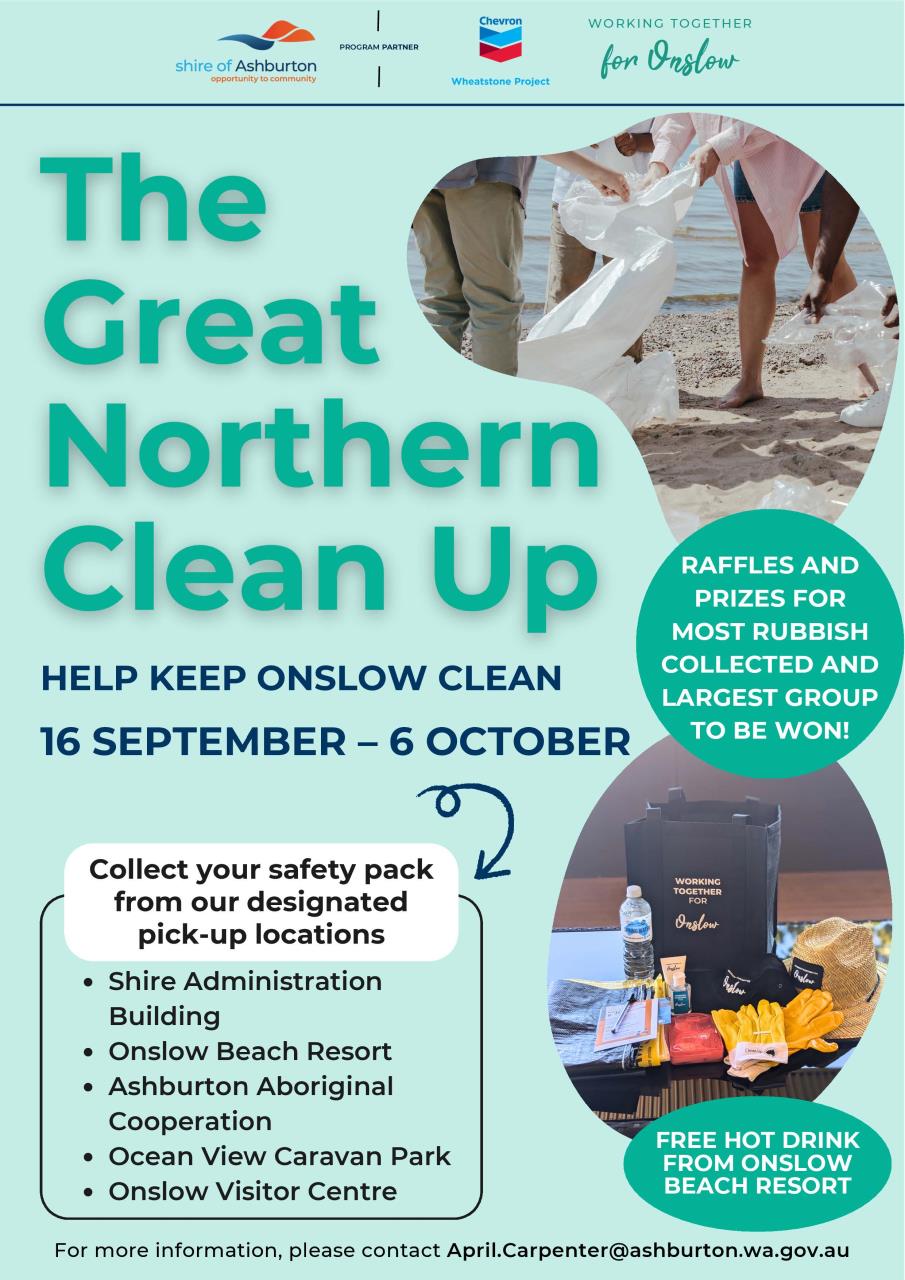 The Great Northern Clean Up Activity - Onslow
