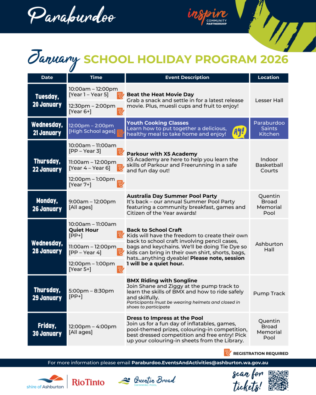 Paraburdoo Back to School Craft