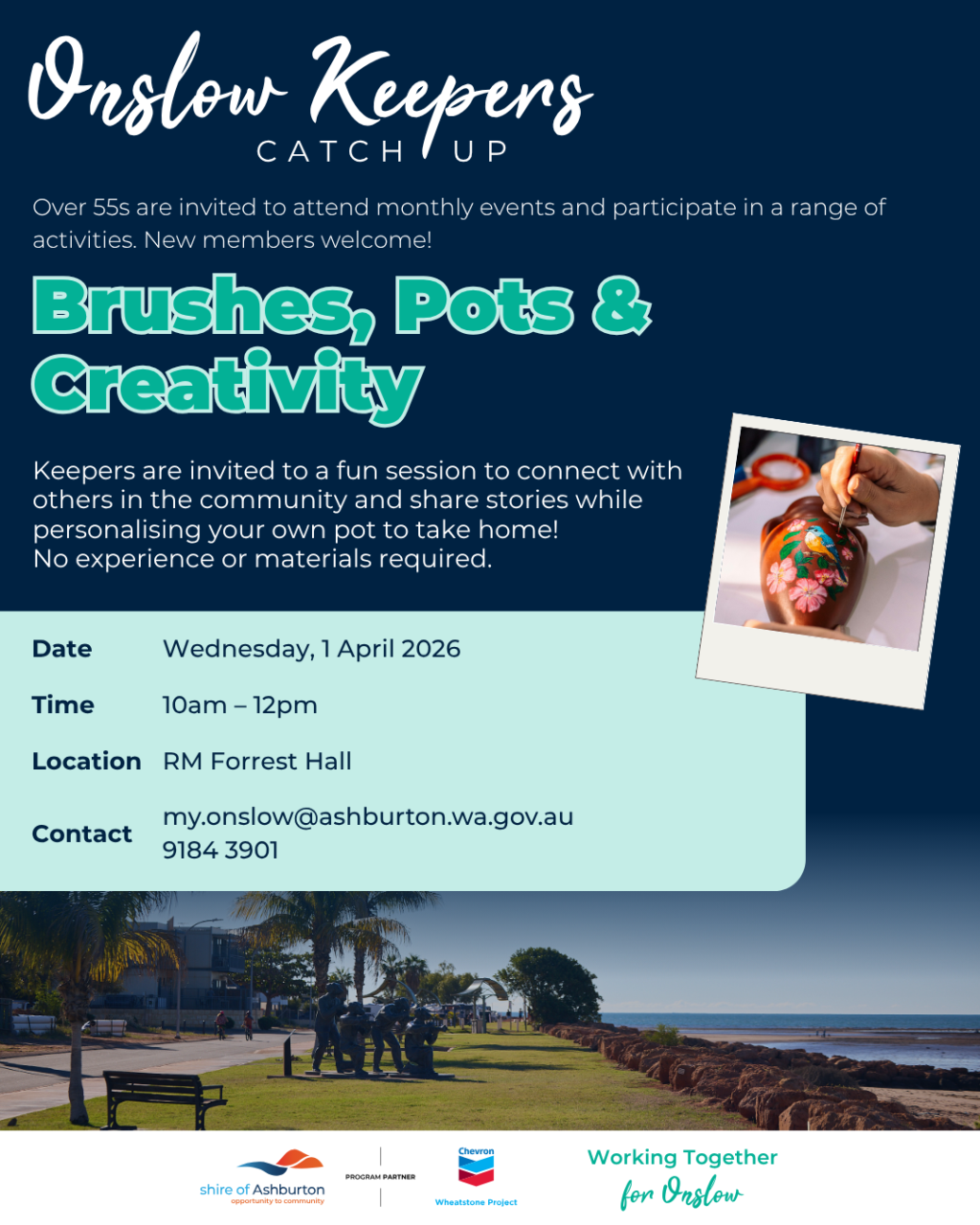 Onslow Keepers Brushes, Pots & Creativity