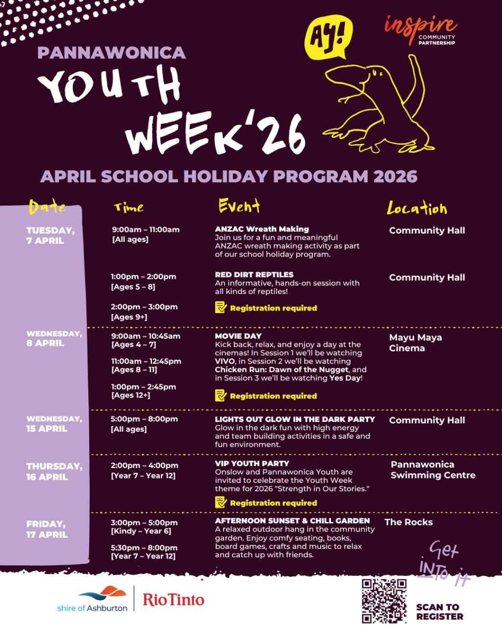 Pannawonica & Onslow VIP Youth Party