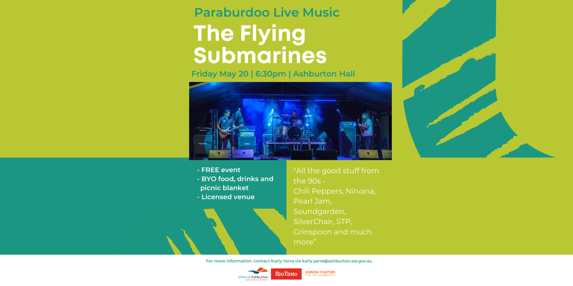 The Flying Submarines - Paraburdoo