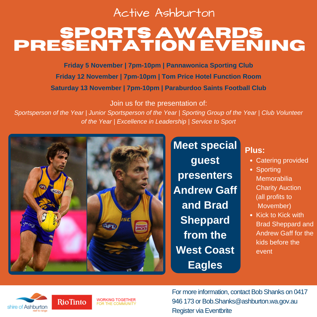 Active Ashburton Sports Awards - 2021 Presentation Evening