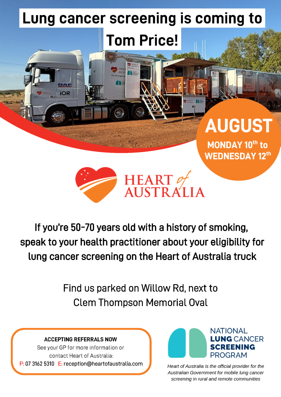 Heart of Australia Lung Cancer Screening Truck