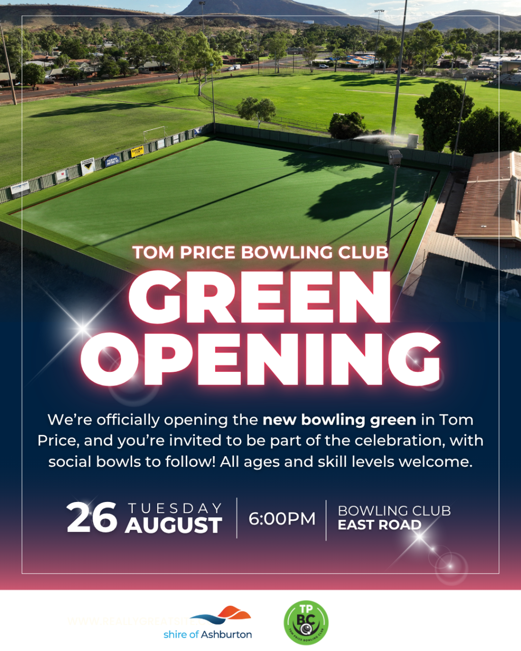 Tom Price Bowling Club Green Opening