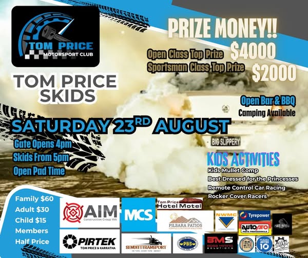 Tom Price Motorsport 2025 Skids