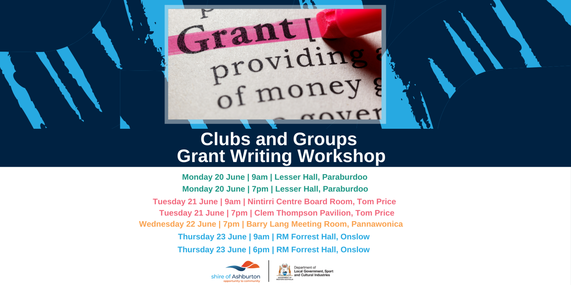 Clubs and Groups Grant Writing Workshops