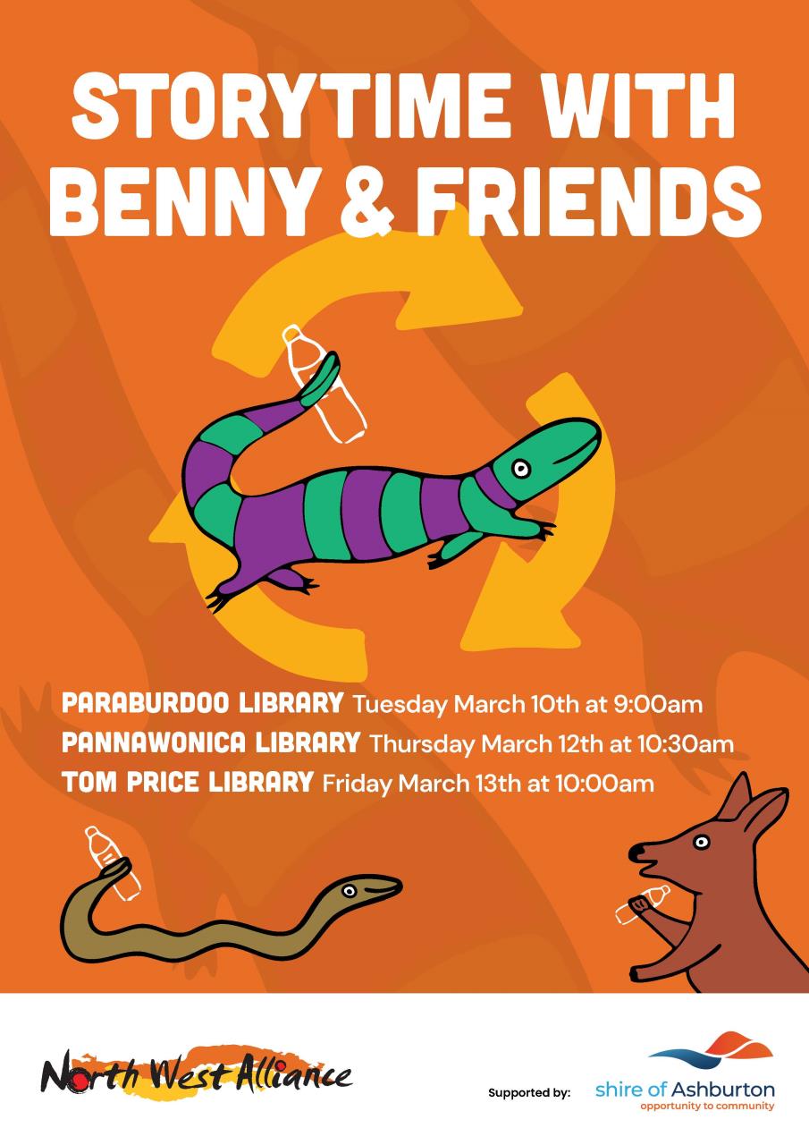 Pannawonica Storytime with Benny & Friends