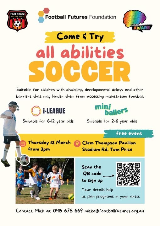 Tom Price Soccer - Football Futures Foundation All Abilities Soccer