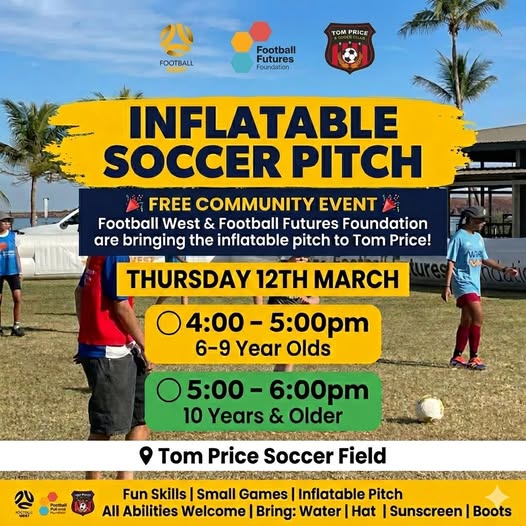 Tom Price Soccer Inflatable Soccer Pitch