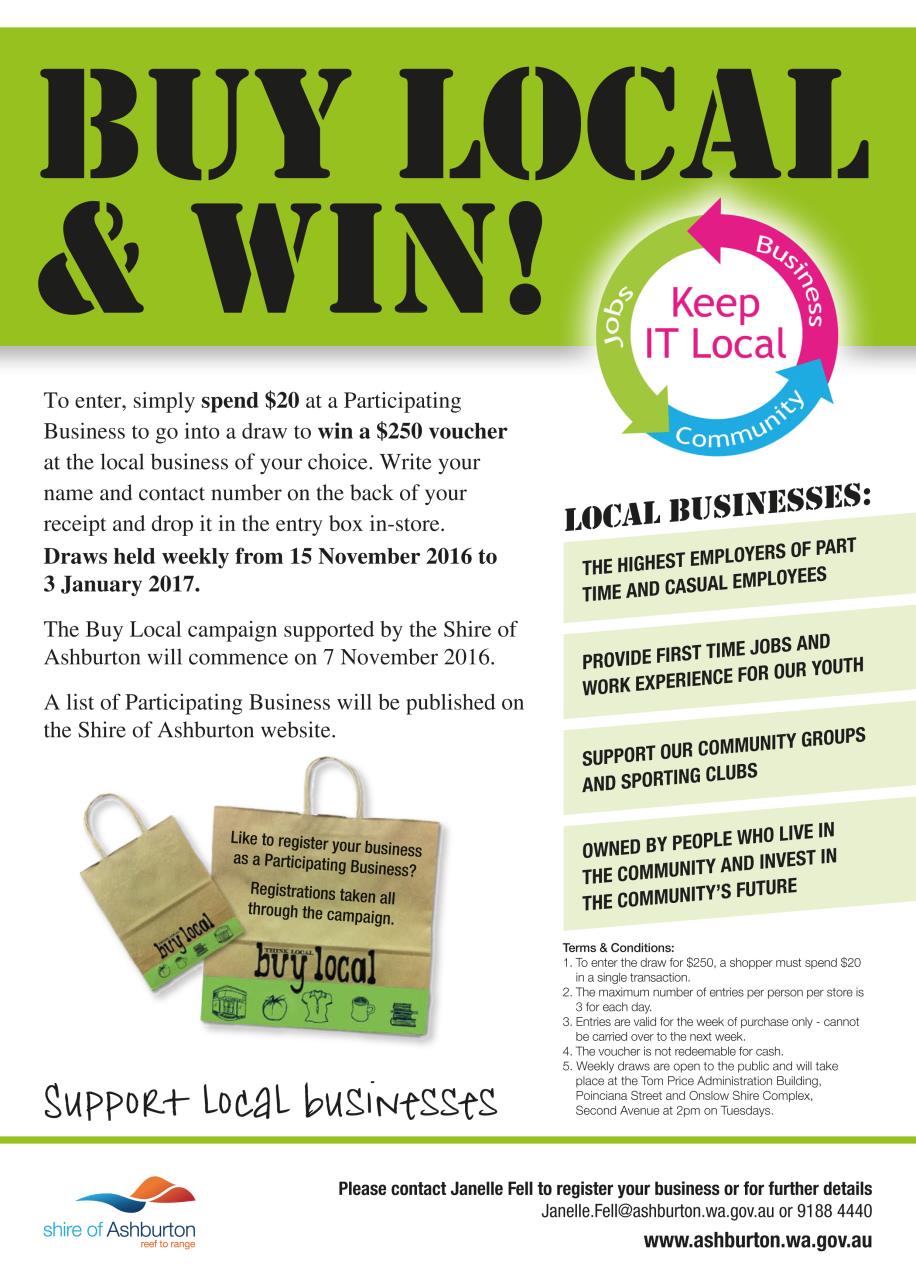 Buy local and win