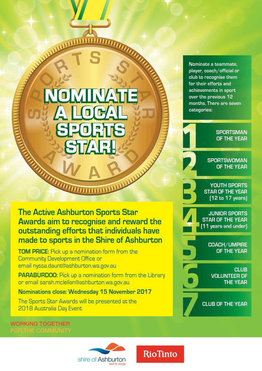 Nominate a Local Sports Star