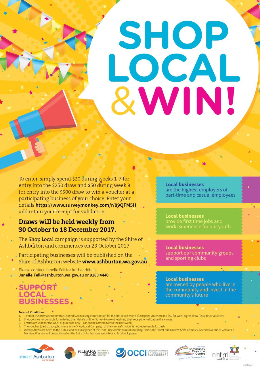 Shop Local and Win!