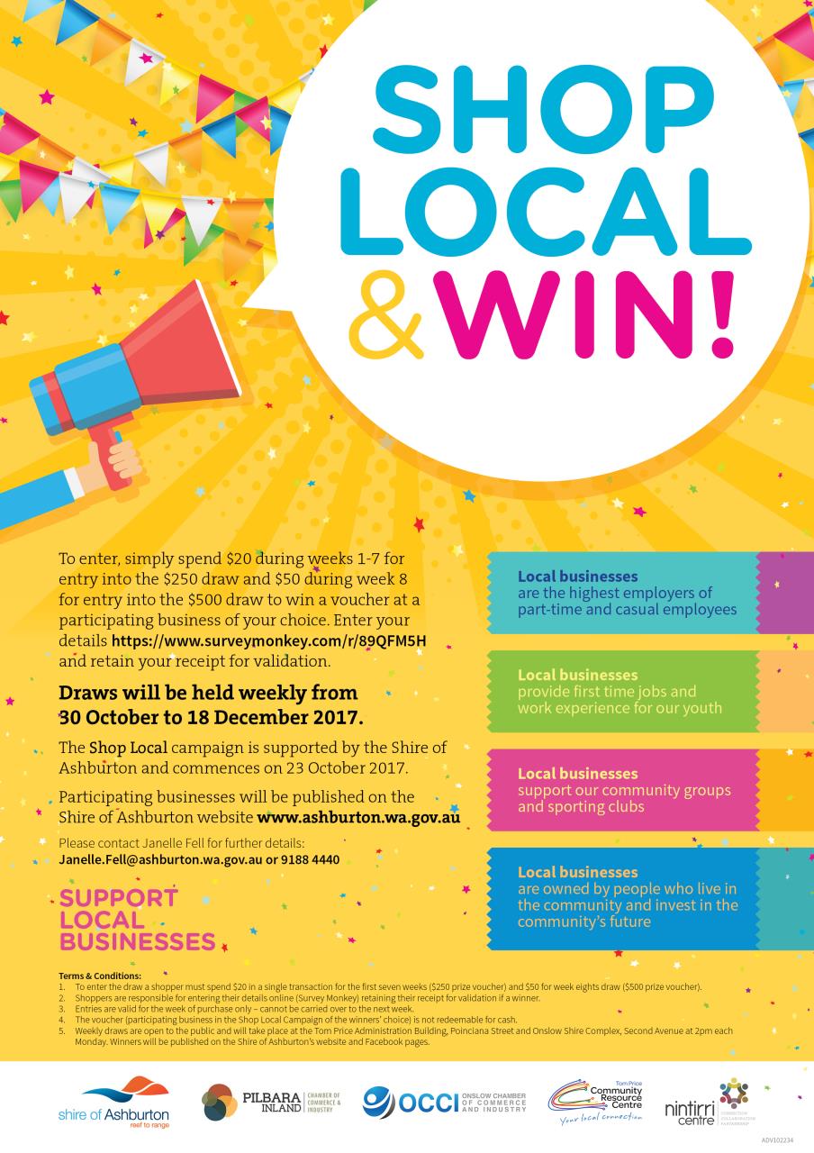 Shop Local and Win!