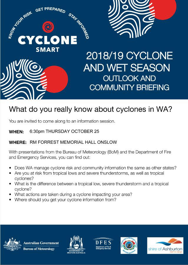 Cyclone preparedness community briefing