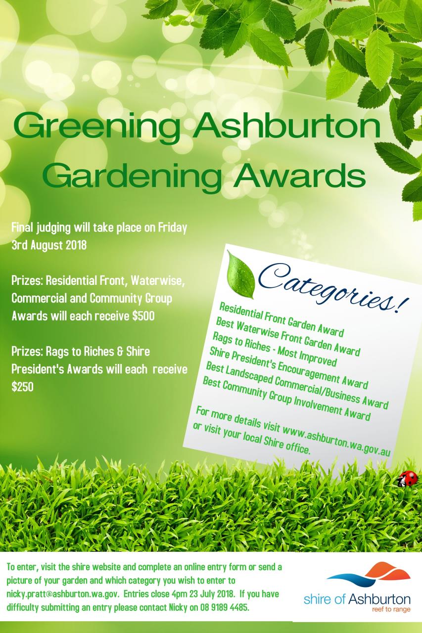 Greening Ashburton Gardening Awards