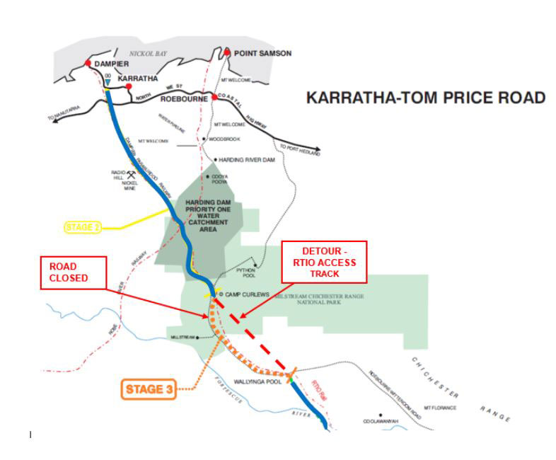 Project update on Tom Price to Karratha Road