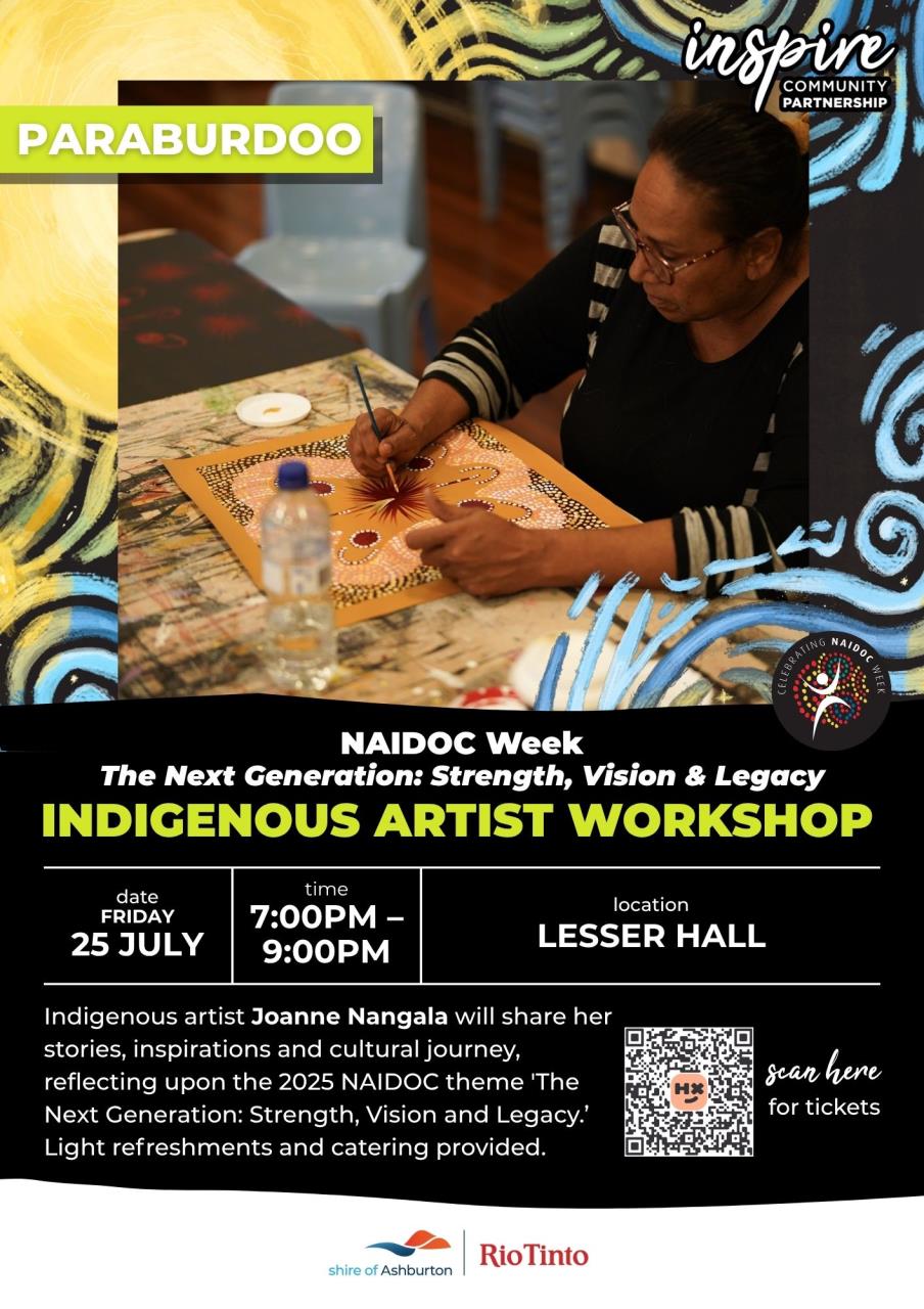 Paraburdoo NAIDOC Week - Indigenous Artist Workshop