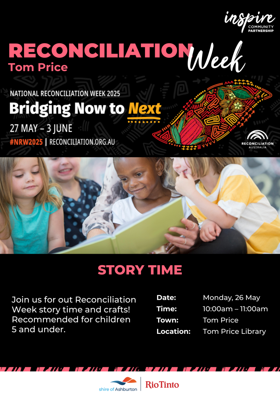 Tom Price Reconciliation Week - Story Time