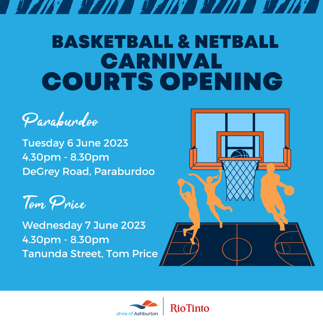 Shire of Ashburton to celebrate completion of multipurpose courts in